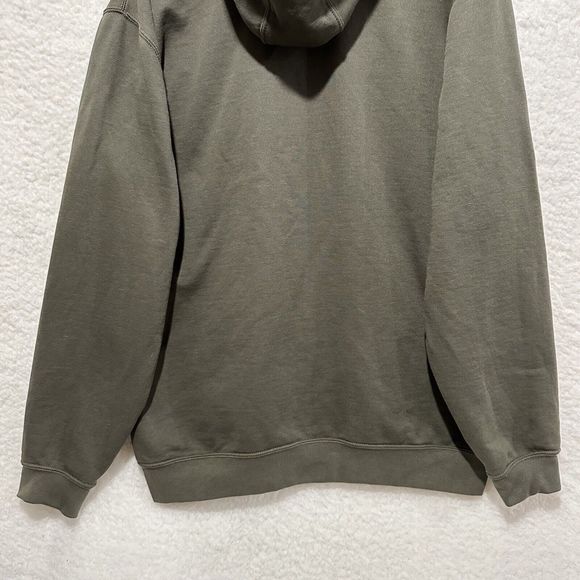 Carhartt Loose Fit Green Full Zip Hoodie Jacket Size Large - Picture 7 of 11